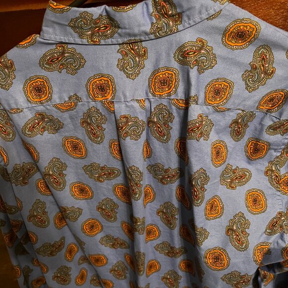 J Crew Western Paisley Shirt - Blue - Picture 4 of 4